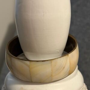 Banana Republic Factory Cream and Gold Bracelet